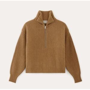 Everlane The Half-Zip Sweater in Luxe Merino, XS